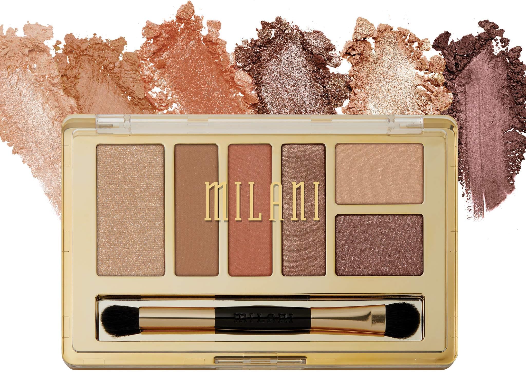 Everyday Eyes Eyeshadow Palette - Earthy Elements (0.21 Ounce) 6 Cruelty-Free Matte or Metallic Eyeshadow Colors to Contour & Highlight