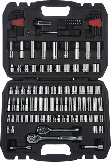 Amazon Basics Socket Set (123 Piece)