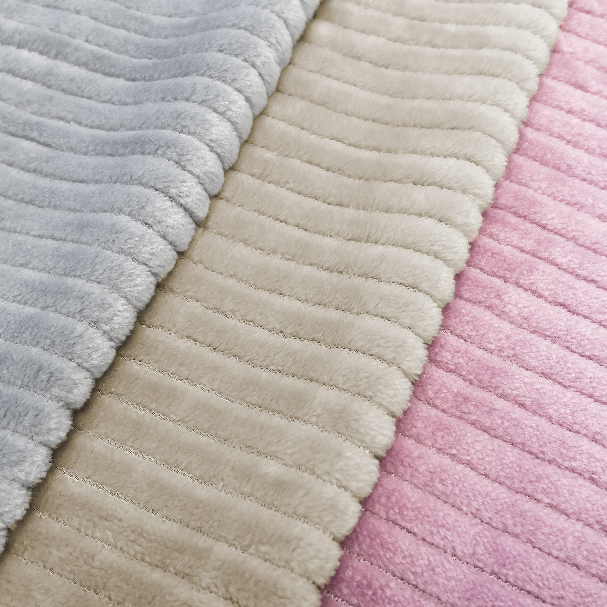 Victorio & Lucchino Juego de Sábanas Coralina Canale, térmica para Invierno - Modelo Adriana (Gris, 105 cm)
