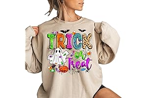 Cute Boo Sweatshirt for Fall, Halloween Ghost Sweater for Women