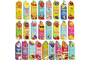 Fainne Fun 250 Pcs Fruitmarks Bookmarks for Kids