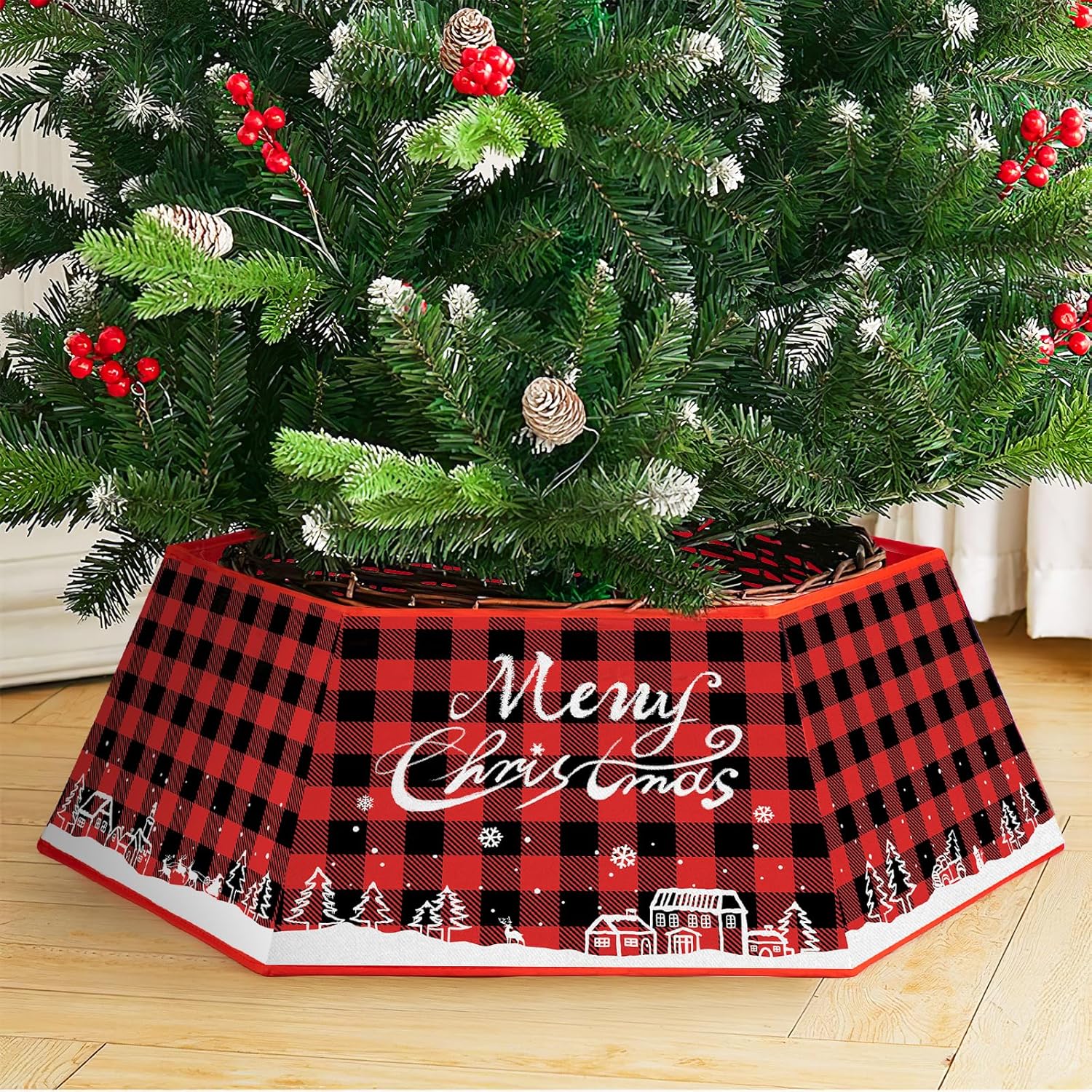 Christmas Tree Collar for Artificial Trees, Tree Collar for Pencil Tree