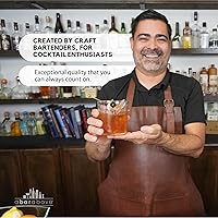 Vista 6 de A Bar Above Botella de Bitter, Diseño Clásico, Botellas de Vidrio Pequeñas, para Añadir Bitters a Cócteles, con Pico Vertedor de Acero Inoxidable