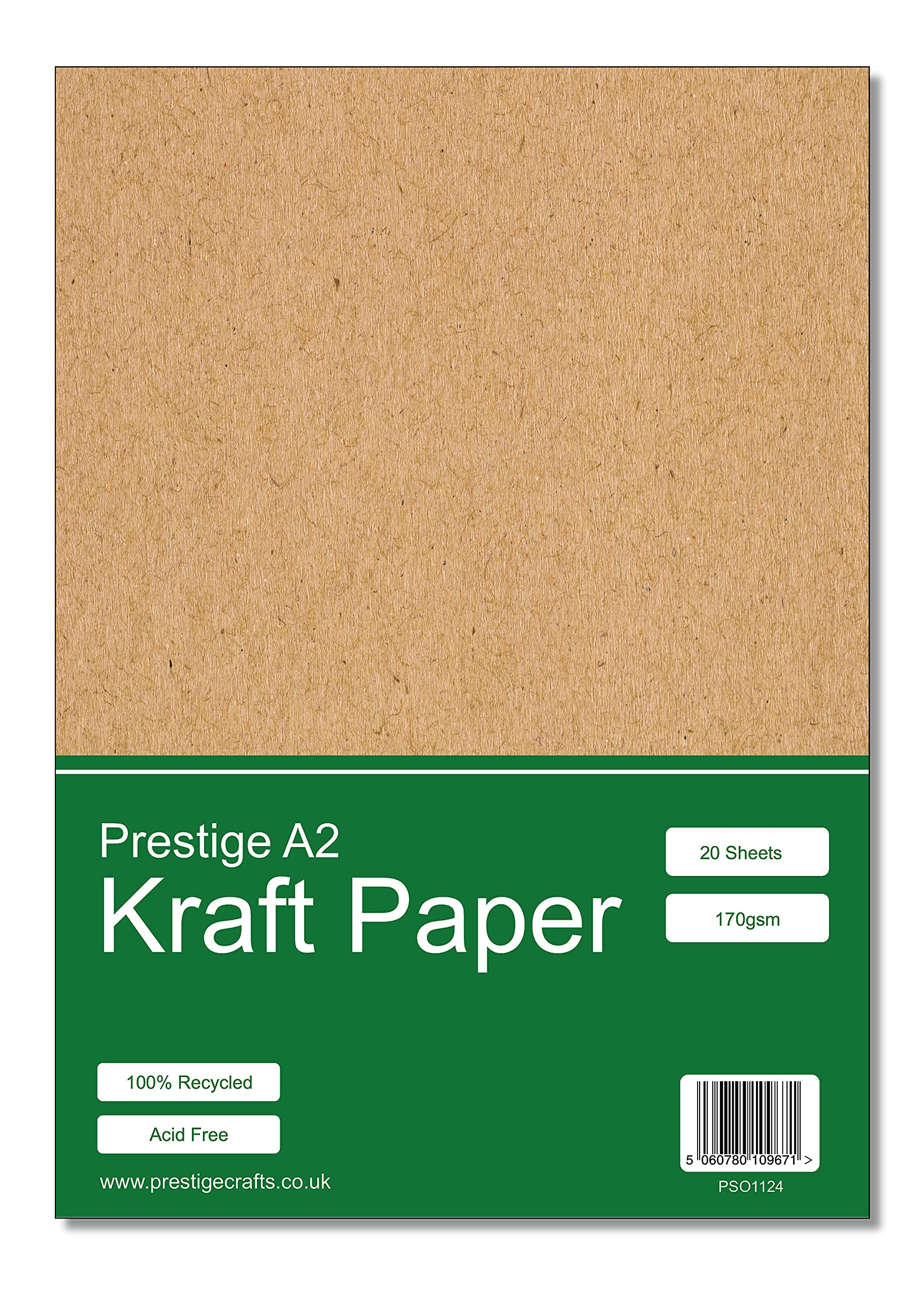 Prestige Sales Online Brown Prestige Kraft Card A2 Recycled 170Gsm 20 Sheets