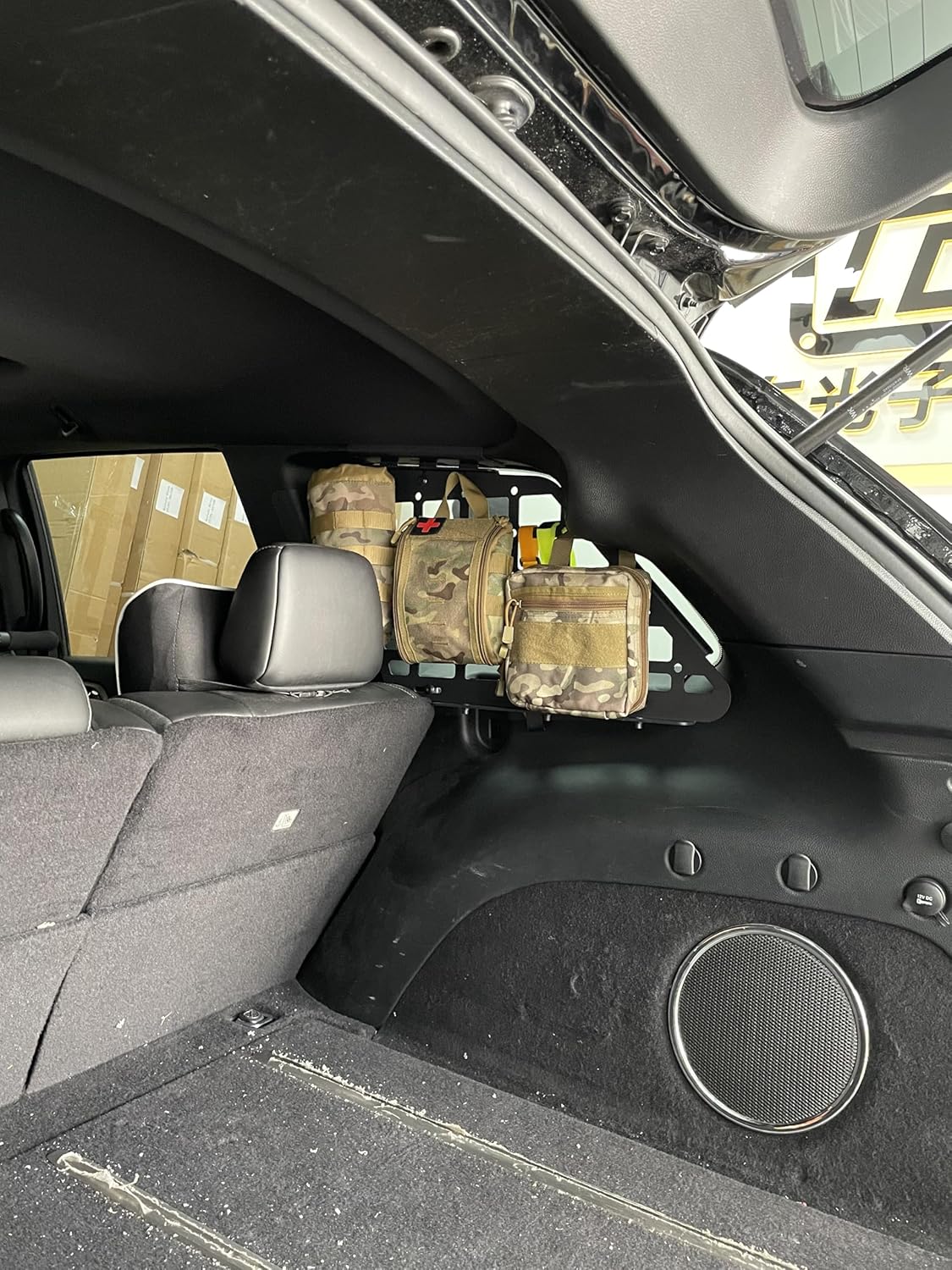 HIGH FLYING Cargo Shelf Panel Accessories Molle Pouches Tactical Storage Bag*4 (Camo)