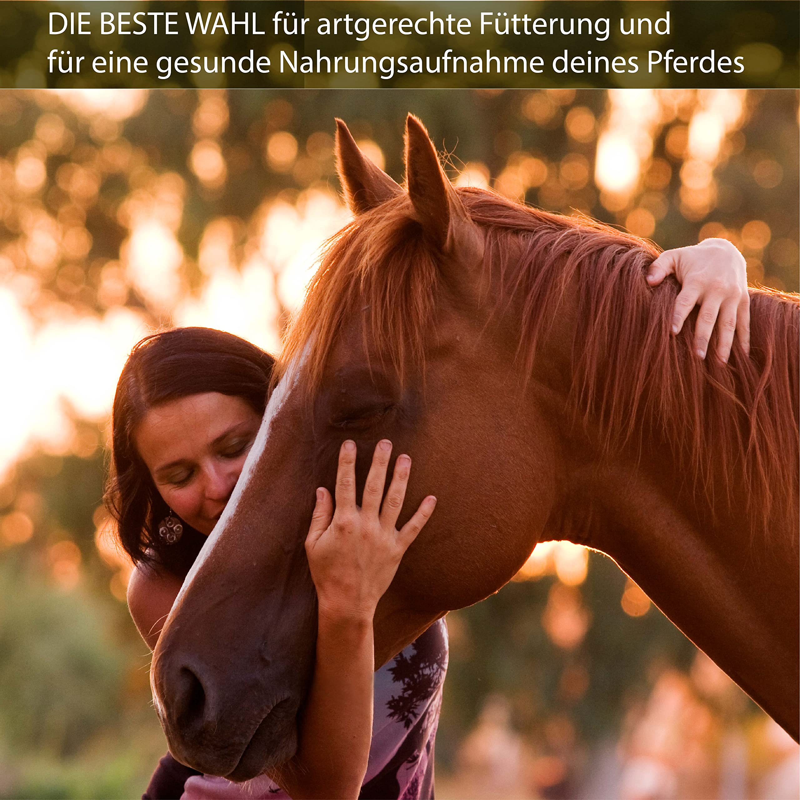 Heusack für Pferde - Heutasche zur Beschäftigung Mit 5 kg Füllgewicht & Maschenweite 5x5cm (1x Schwarz)