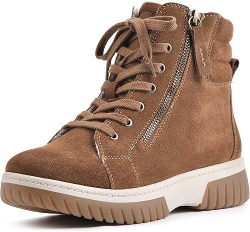 WHITE MOUNTAIN Shoes Women's Go Getter Boot, New Chestnut/Suede, 7 M