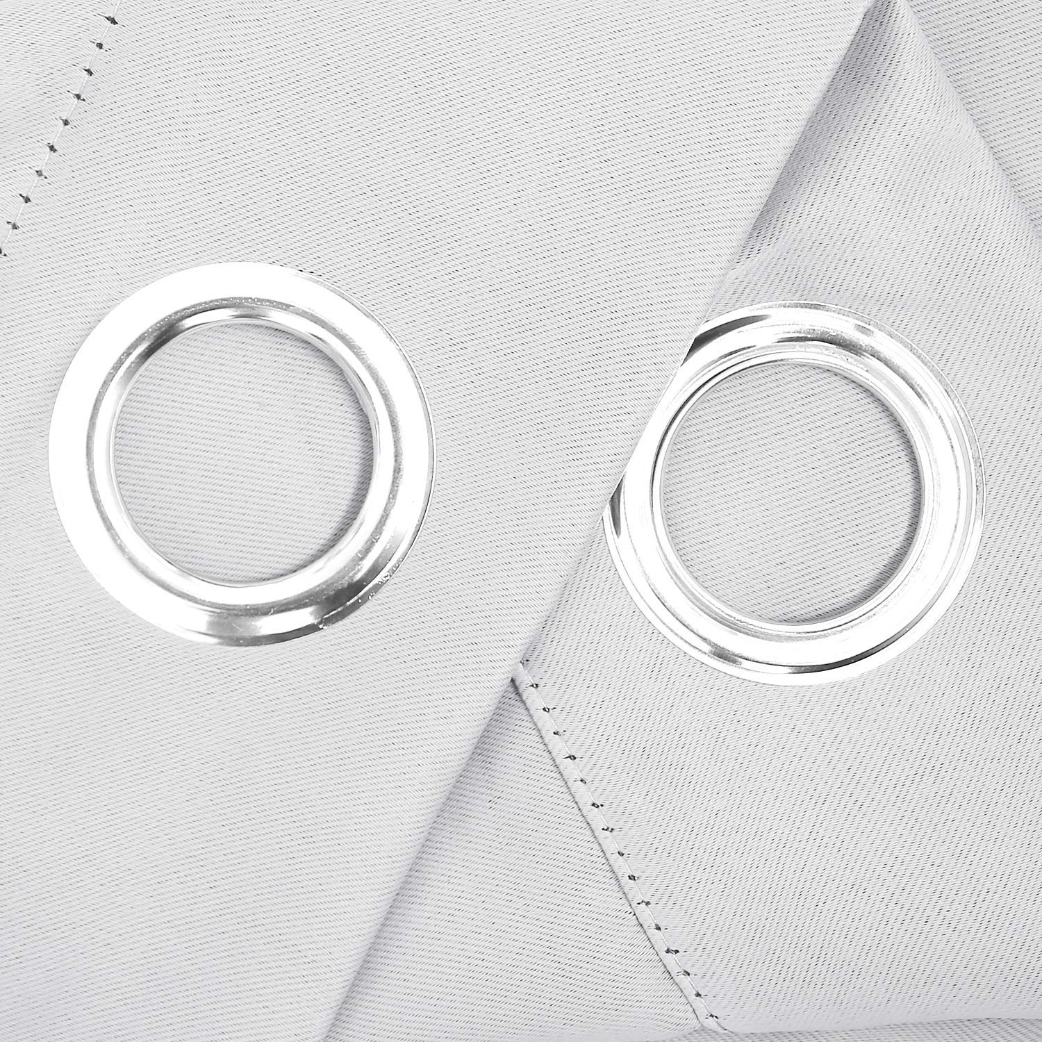 Tende per porte scorrevoli isolate termiche bianche, 200 x 220 cm (larghezza x lunghezza), morbide per la privacy, per cucina/camera da letto, 1 pannello per finestre