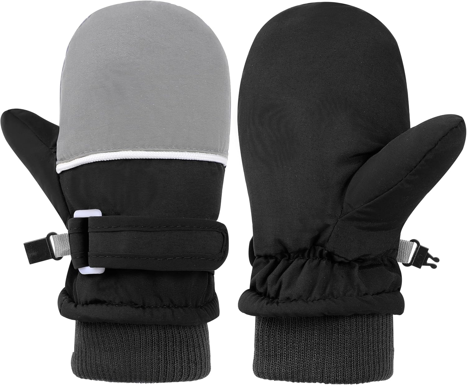 ENBAOHUI Baby Waterproof Mittens Threaded waterproof Mitten Fleece Lined Glove Kids Snow Ski Mitten for Boys Girls - Image 3