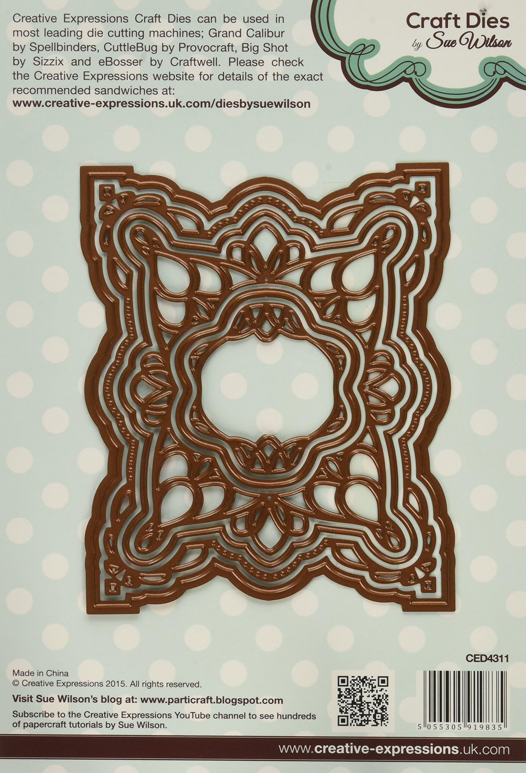 Sue Wilson Frames & Tags Collection-Alexandra, Metal, 6 die Set