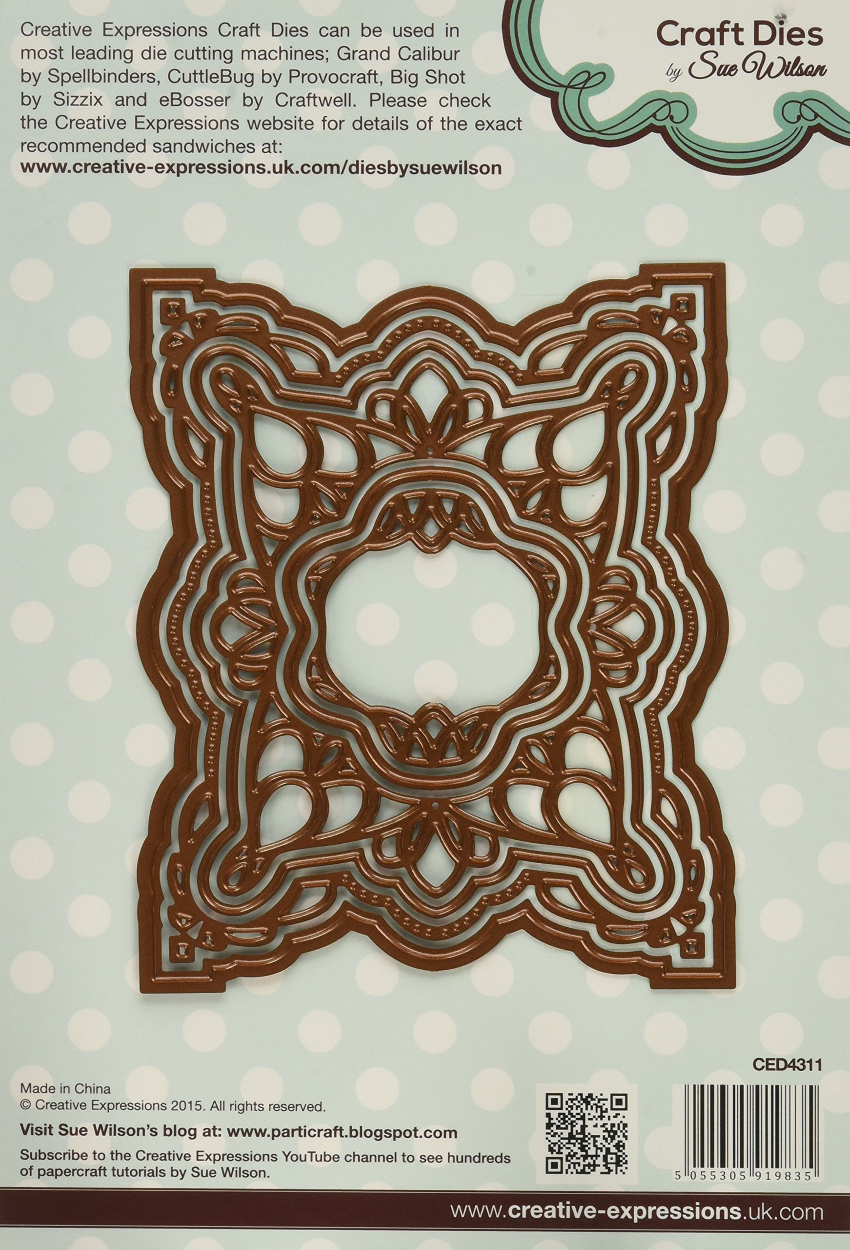 Sue Wilson Frames & Tags Collection-Alexandra, Metal, 6 die Set