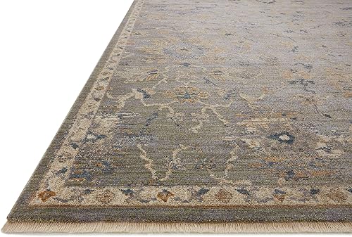 Miniatura 2 de Loloi Giada Collection GIA-03 - Alfombra de pasillo tradicional, color salviadorado, 2 pies y 7 pulgadas x 10 pies