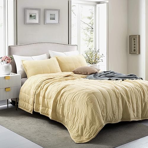 Miniatura 2 de Juego de edredón y bordado de Anna Z Home Ethan de microfibra lavada a la piedra, 3 piezas, para todas las estaciones, juego de cama King y Queen en