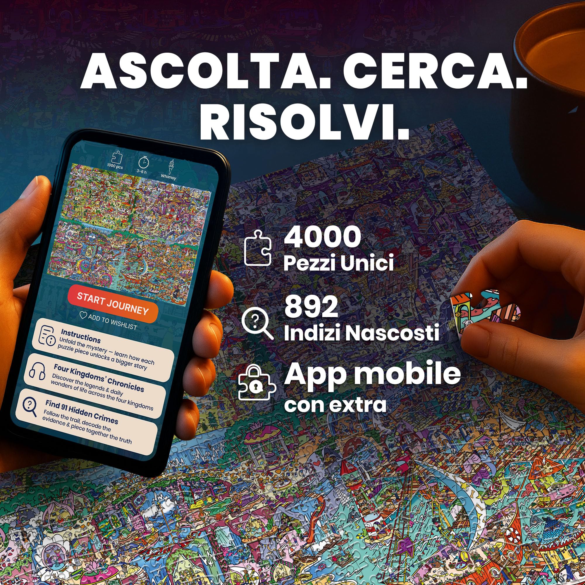 Puzzle da 1000 pezzi per adulti – Puzzle per adulti da 1000 pezzi