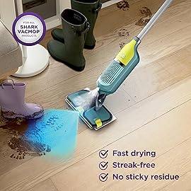 Shark VACMOP Pet Multi-Surface Floor Cleaner 2L Refill, Compatible with VM100, VM200, VM400 Series on sealed hard floors, Odor Neutralizer, Fast Drying, Streak-Free, Tropical Breeze Scent, VCO60