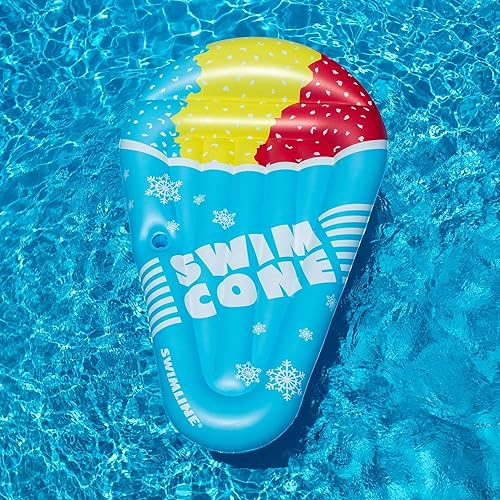 Miniatura 2 de Swimline - Colchón inflable para piscina con forma de cono de nieve