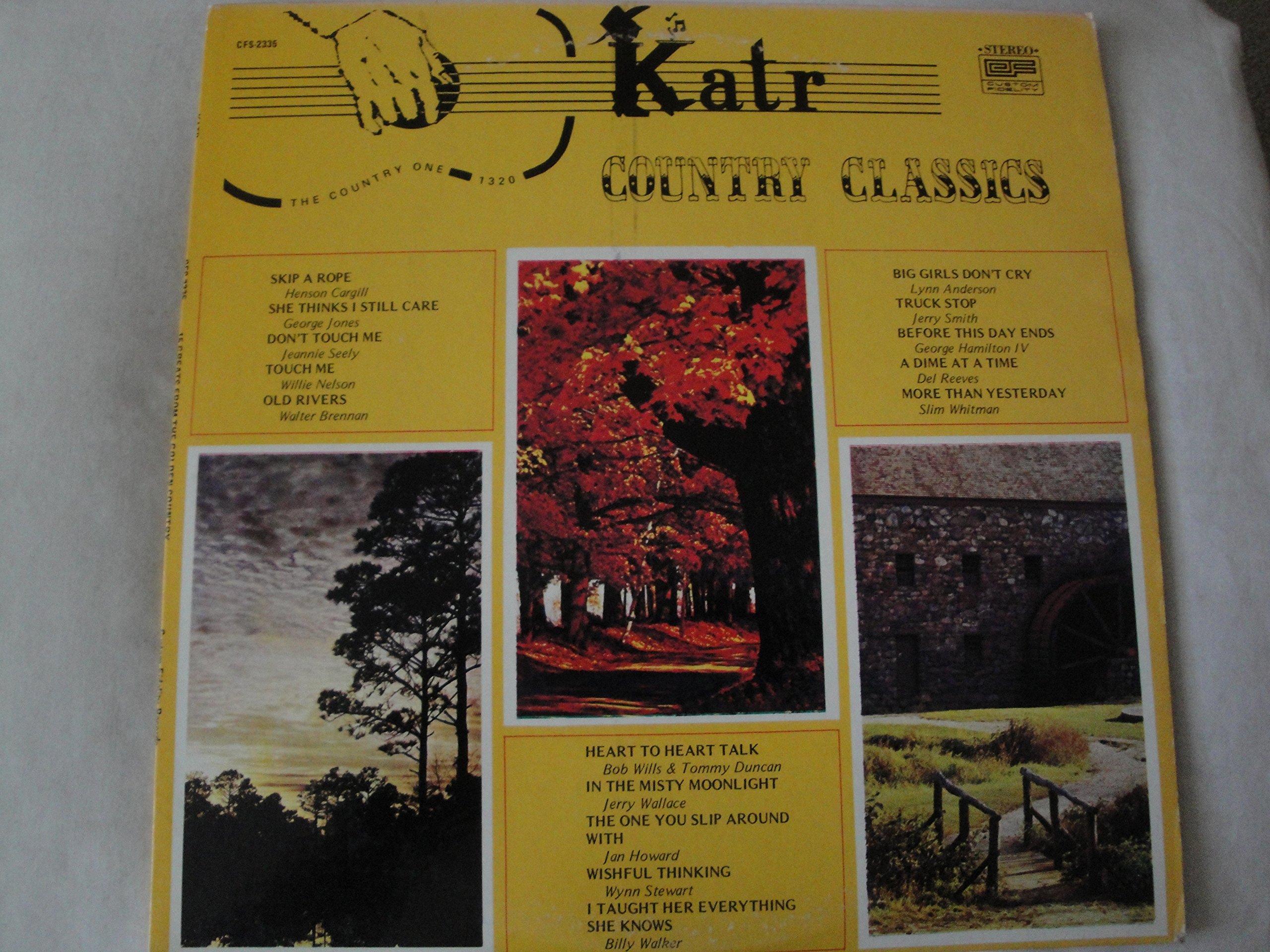 KATR 1320 Country Classics Vinyl Lp Custom Fidelity Records CFS-2335 Stereo
