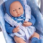 JC Toys - for Keeps Playtime | 2 in 1 Baby Doll Swing and Portable Carrier | for Dolls up to 18" | Ages 3+ | Blue