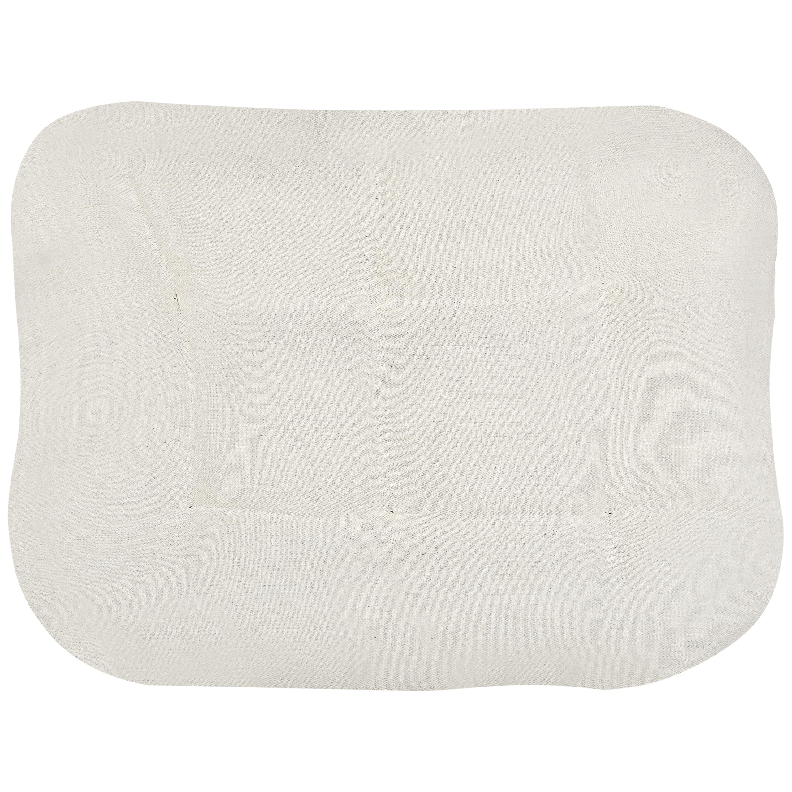 Beliani Berceau Moïse en Rotin Clair 50x70 cm avec Couffin en Polyester et Coton Naturel Lagrasse