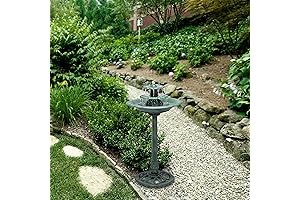 Alpine Corporation Hummingbird Fountains: Pedestal Waterfall Fountain for Outdoors
