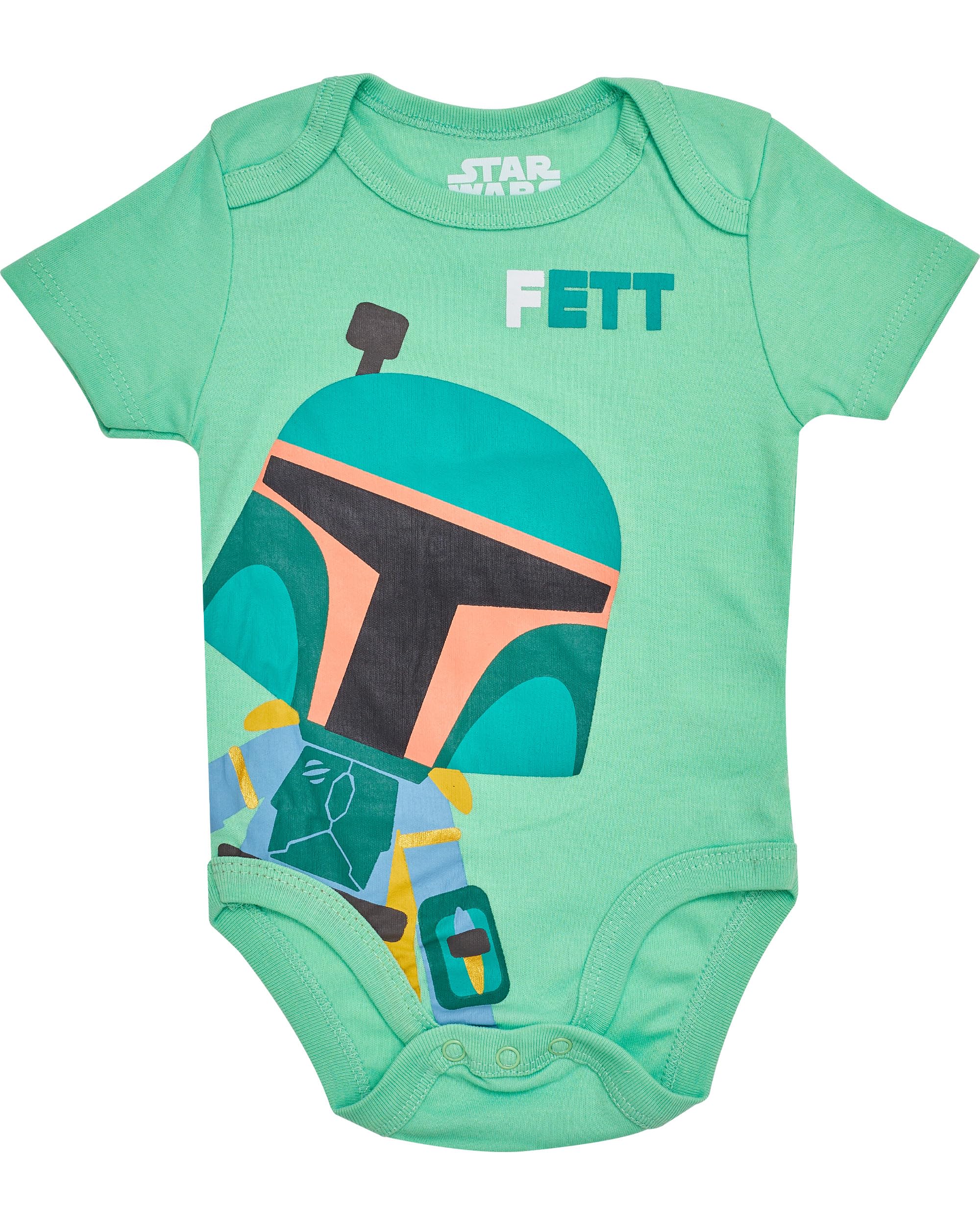 STAR WARS Baby-Body, 5er-Pack, Baby-Bodys mit Darth Vader, Boba Fett, Yoda, C-3PO, R2-D2