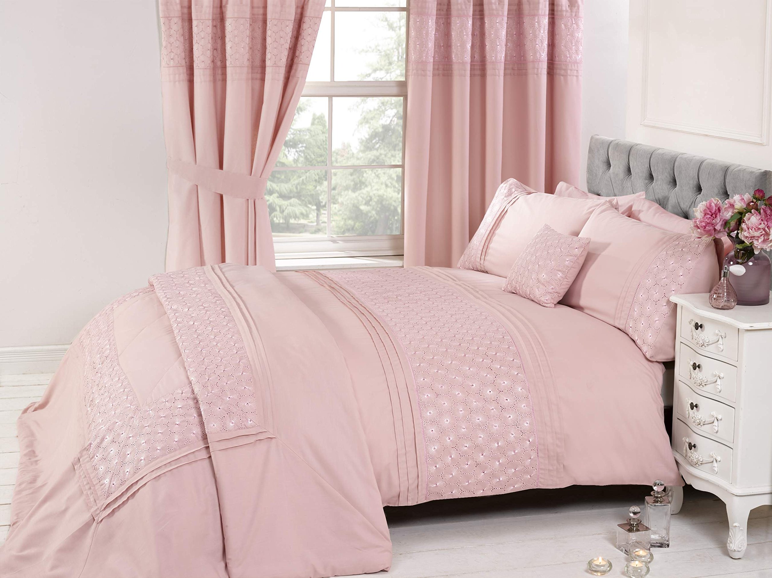 Rapport Home Everdean Cushion Boudoir Pink, Polycotton, 30x40cm