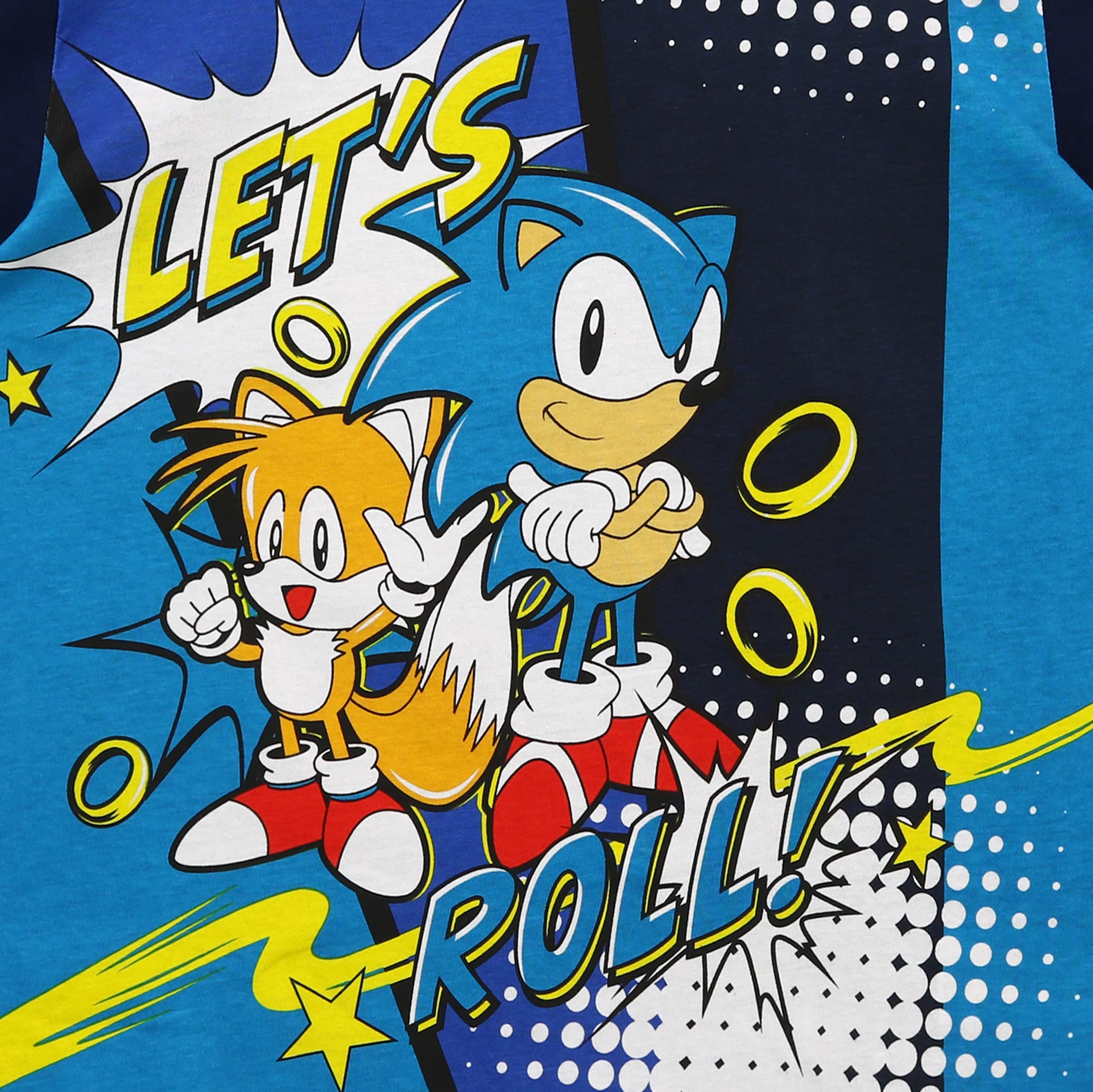 Sonic The Jeż Zestaw Piżama chłopięca