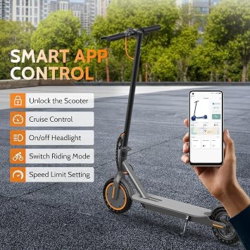 Aovowheel Electric Scooter for Adults, Folding E Scooter with 250W-500W Motor 16-24 Mph Top Speed, Max 15-60Miles Long Range,6.5''/8.5''/10''/14'' Solid Tires Commuting Scooters, Dual Brakes