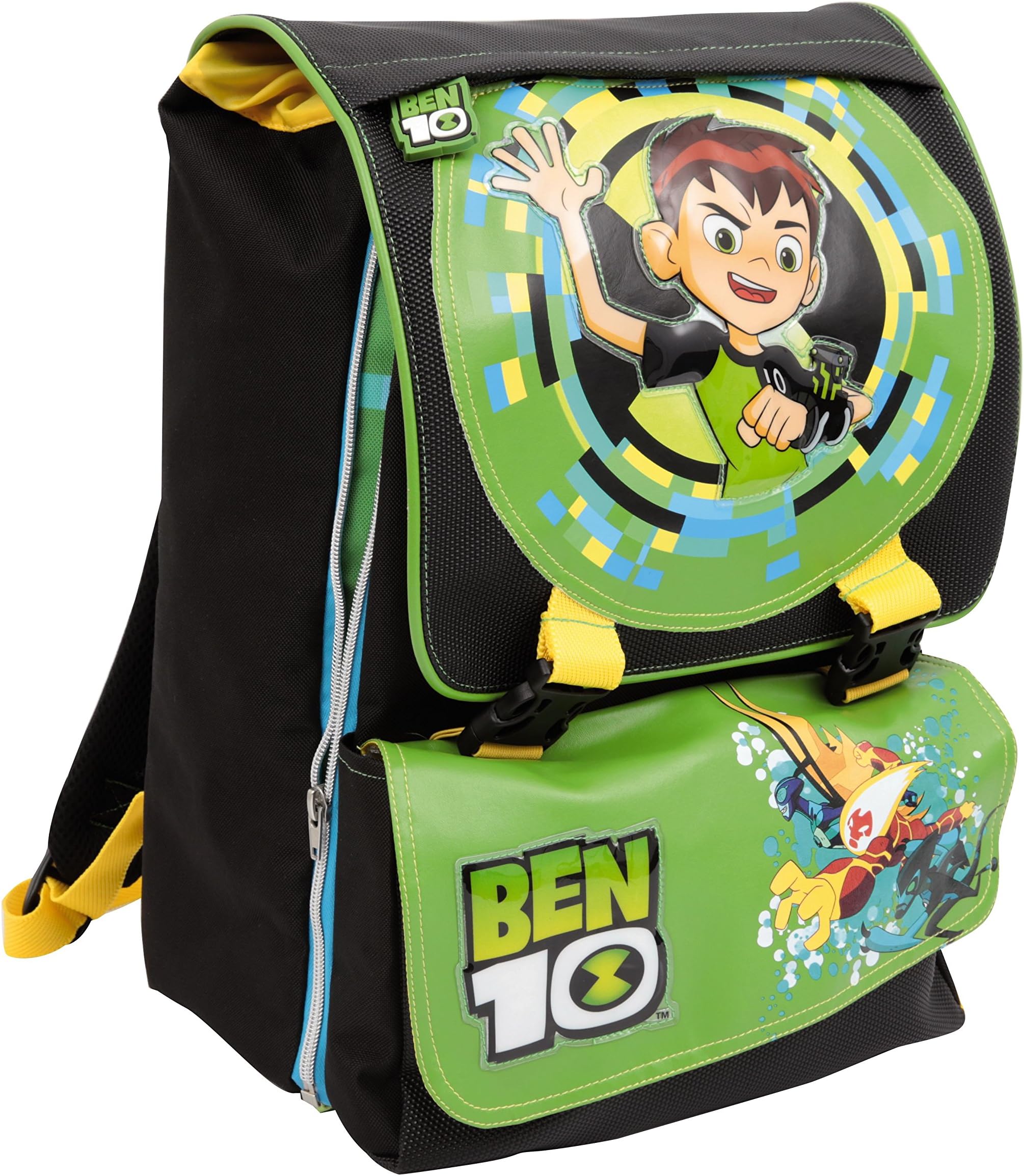 Auguri Preziosi Preziosi - Ben 10 Zaino Estensibile Con Gadget, Collezione 2017/18 Children's Backpack, Black (Nero)
