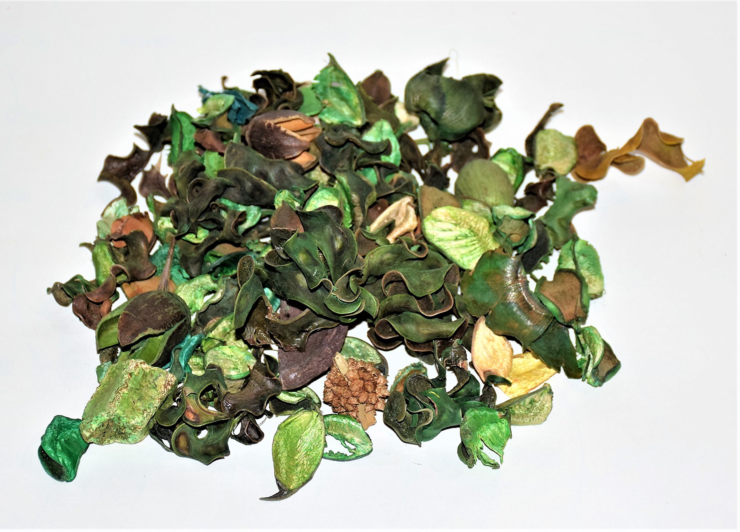 LandSlide Unscented Dried Flowers for Decoration, 500 Gram (Green)