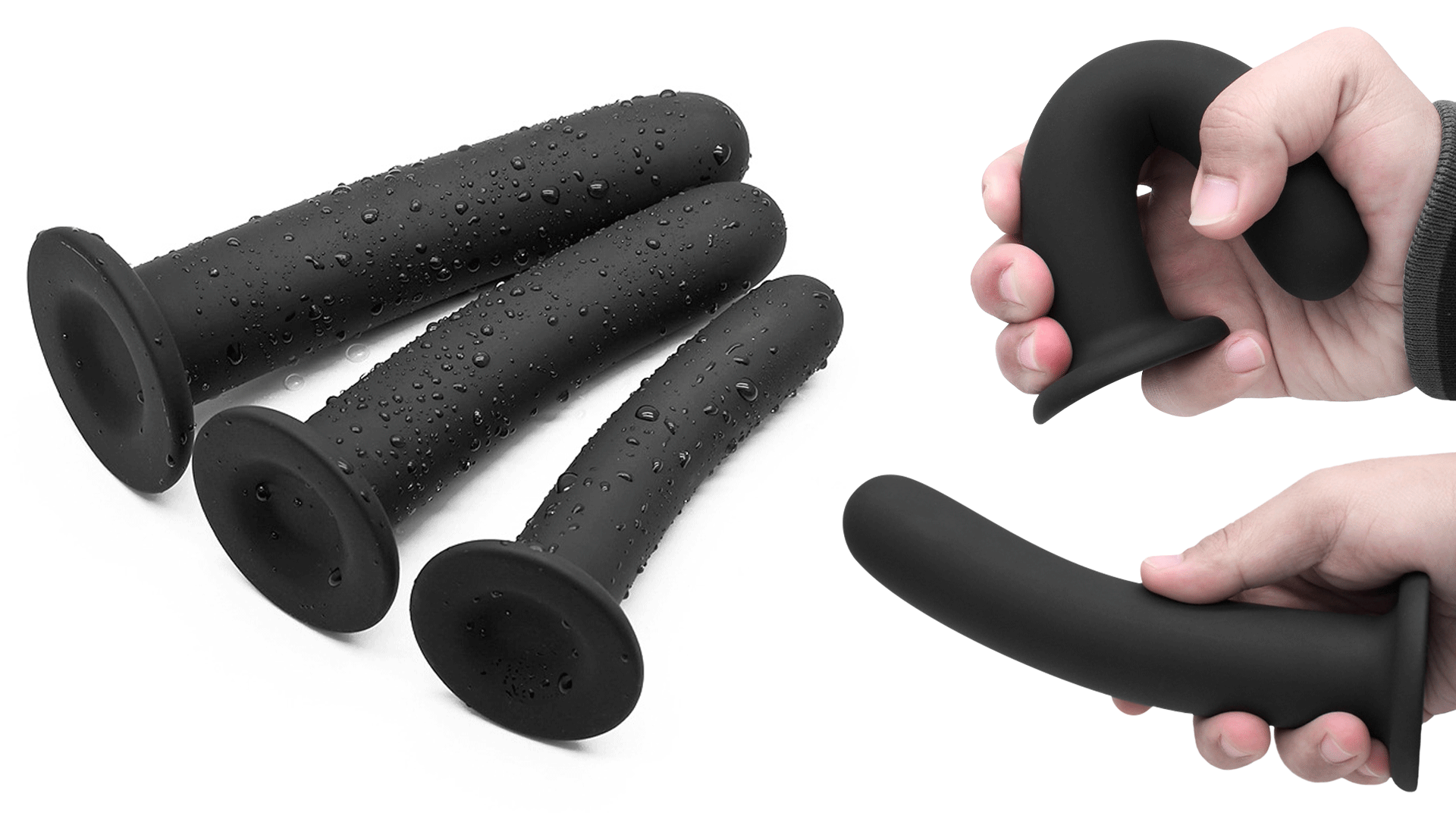 SXOVO Plugs, 3 Pieces, Dildos Made of Silicone, Simple Design, Butt Plug  with Suction Cup, Dildo Set for G-Spot Stimulation, Prostate Massage, Sex  Toy for Women, Men, Couples (Pink) : Amazon.de: Health