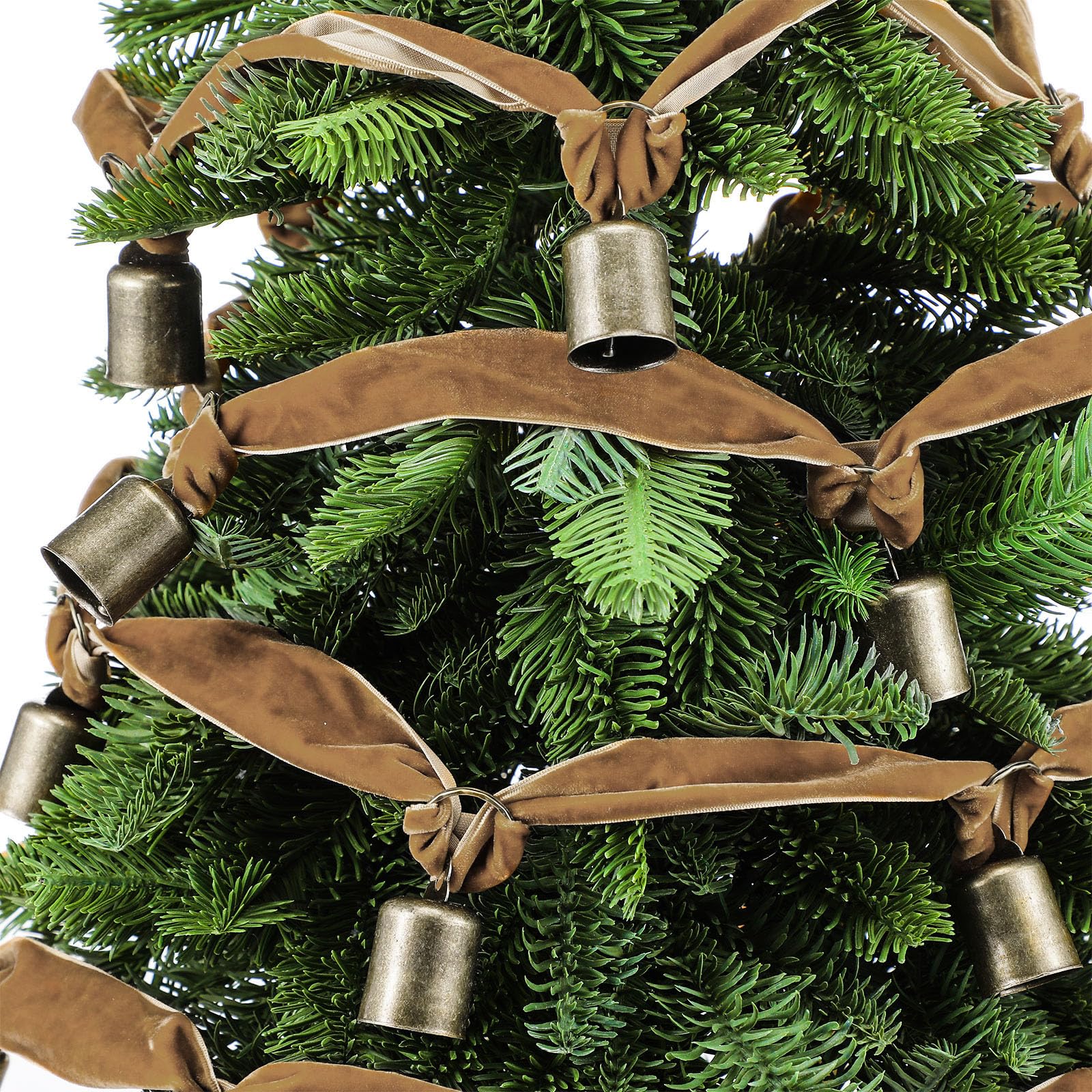 Guirlande de Noël en velours rustique de 5,8 m pour remplacer les décorations fragiles