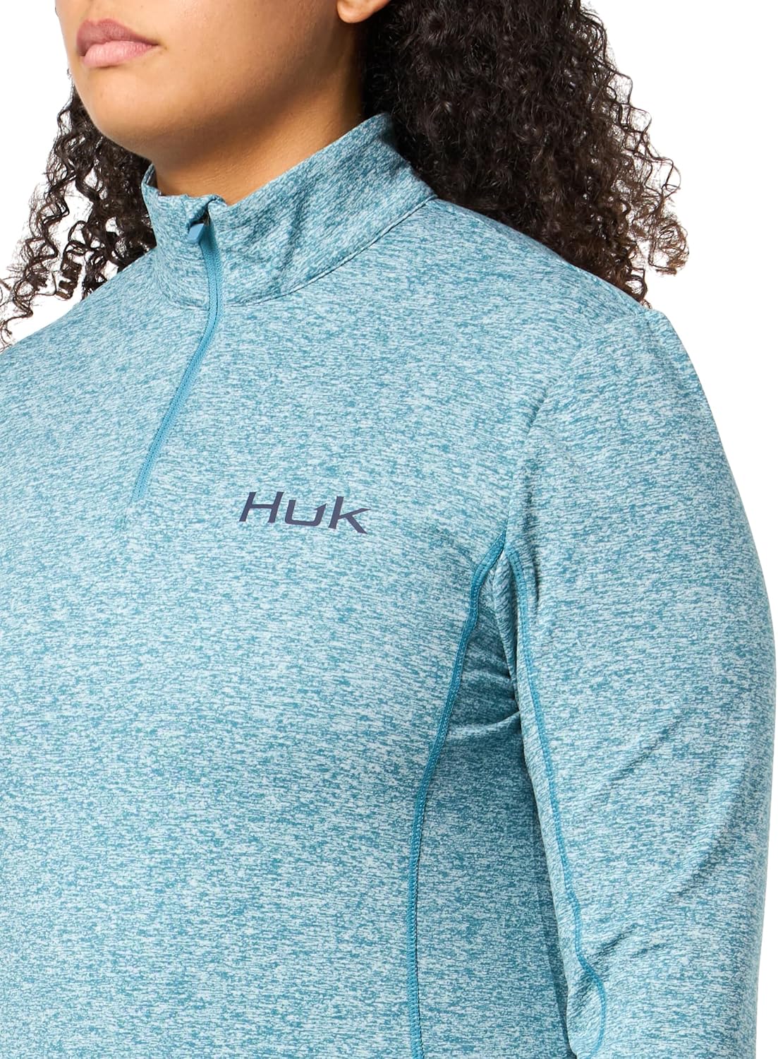 HUK Women's Coldfront+ 1/4 Zip, Performance Fishing Jacket for Women