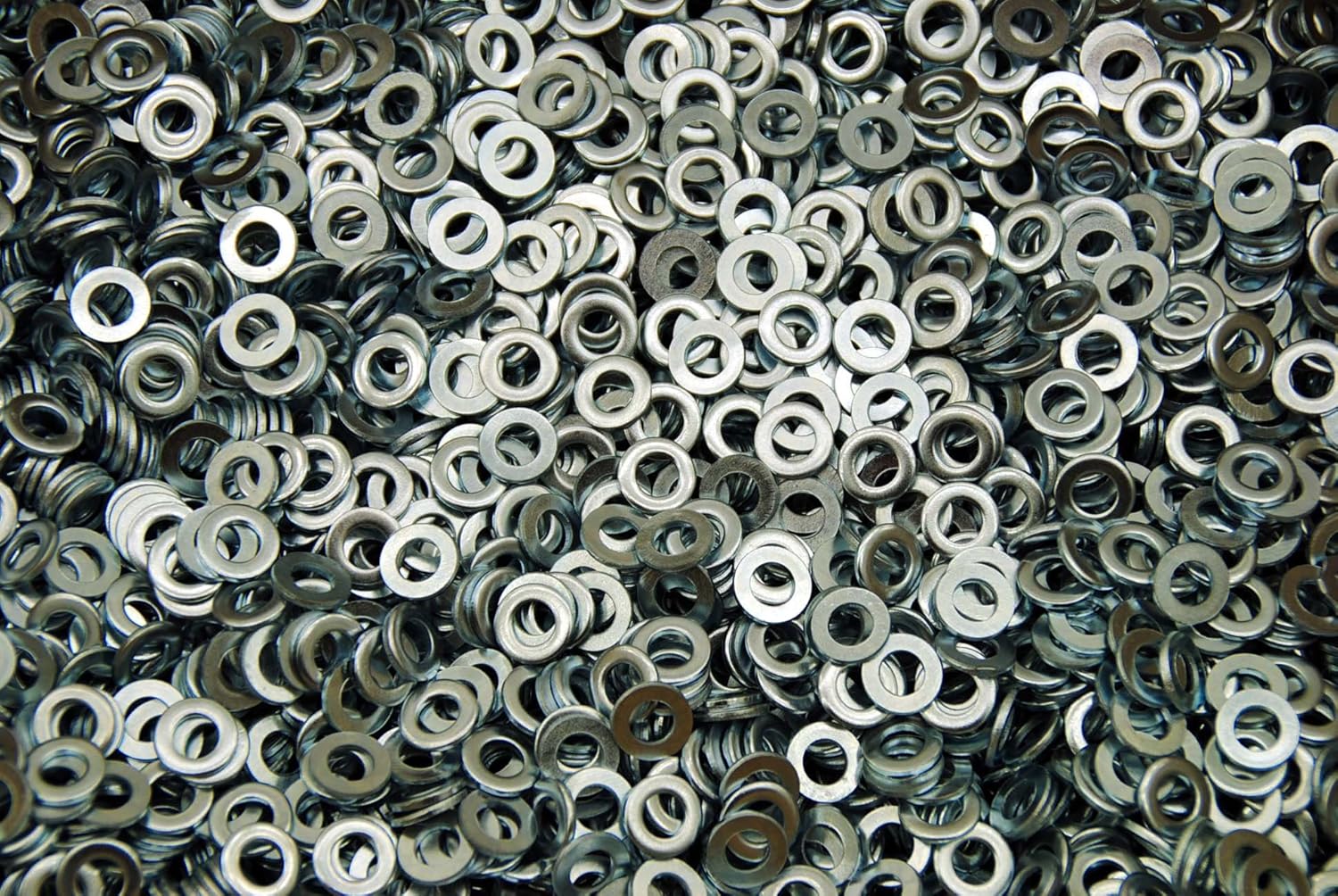(2500) Metric M6 Flat Washers - Zinc Plated 6mm