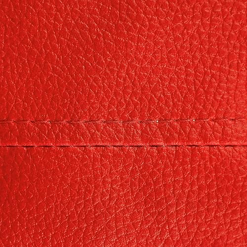 Miniatura 8 de Ample Decor Funda para puf (relleno no incluido), almacenamiento de juguetes de felpa de piel sintética suave, construcción duradera, cremallera