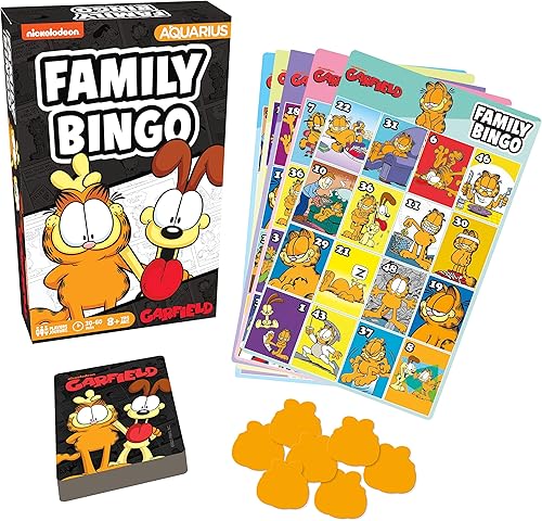 AQUARIUS - Juego de bingo familiar Garfield