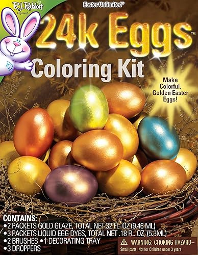 24 Karat Easter Egg Coloring Kit