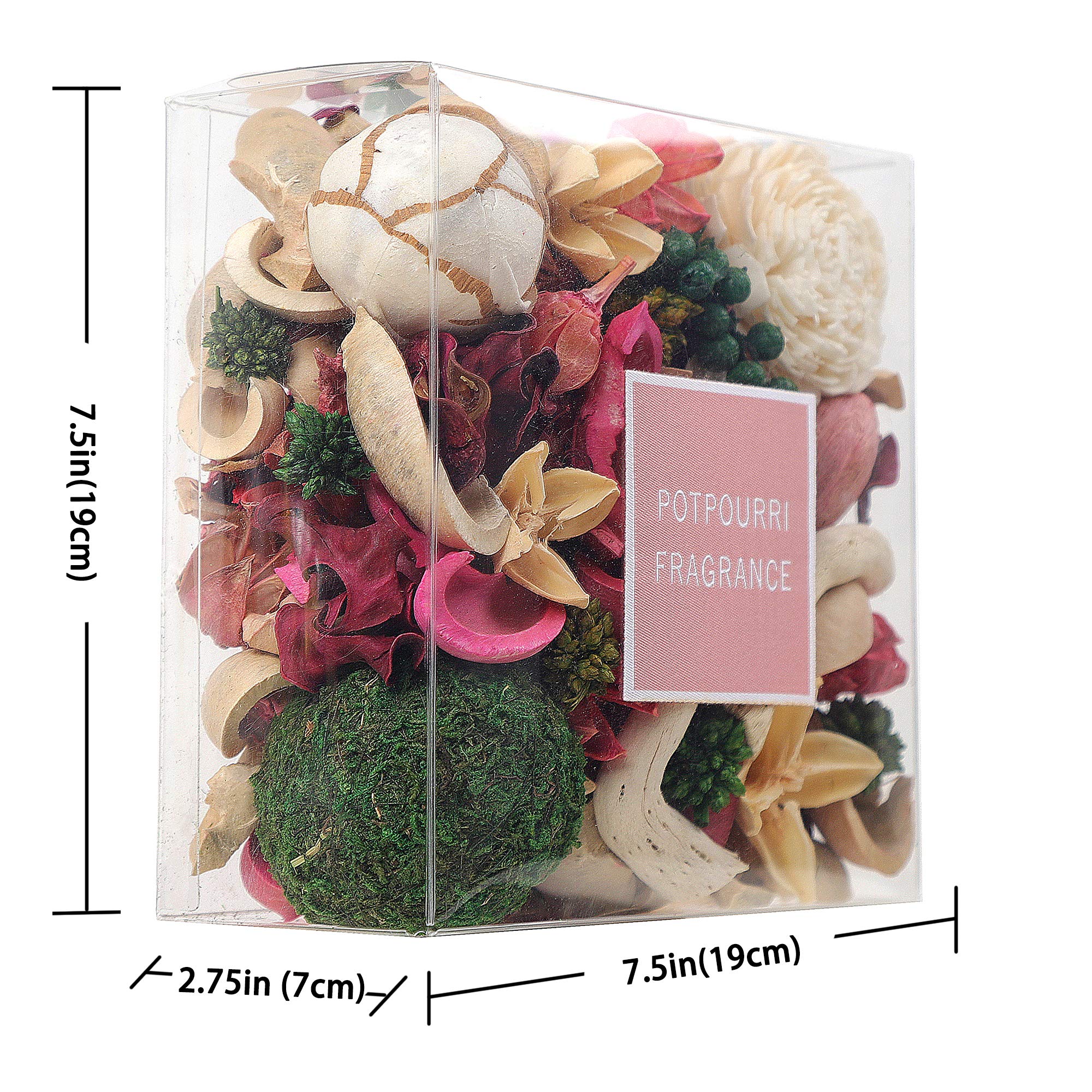 Amazon.com: Qingbei Rina Potpourri Bowl Filler, Rose Scented