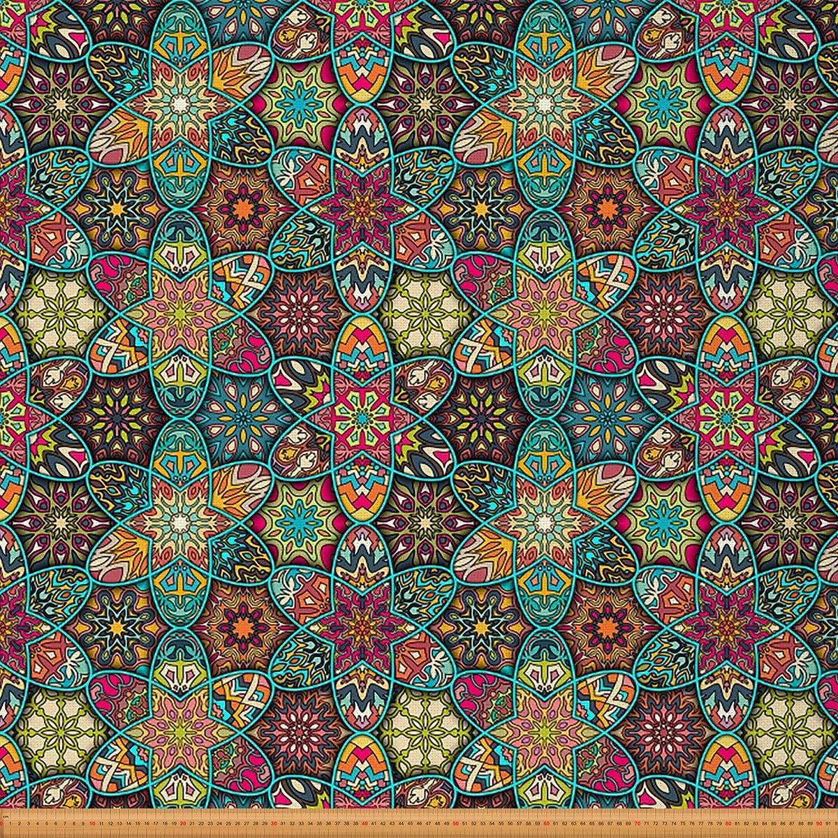 Loussiesd Coperta In Pile Mandala Stile Bohémien - Morbida Microfibra - Per Divano, Letto, Viaggio - 127x152 Cm