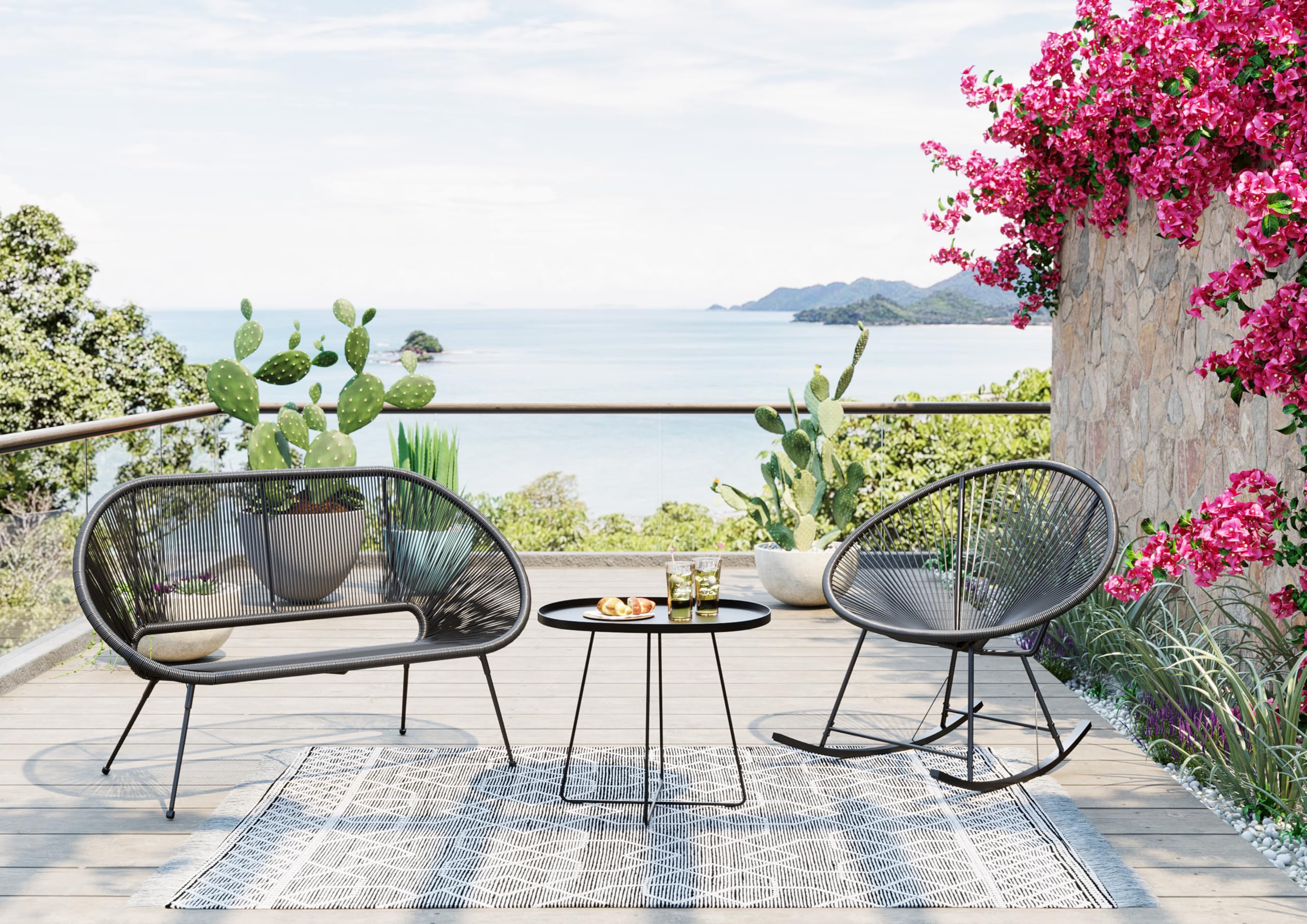 Kare Design Banquette Acapulco Noire