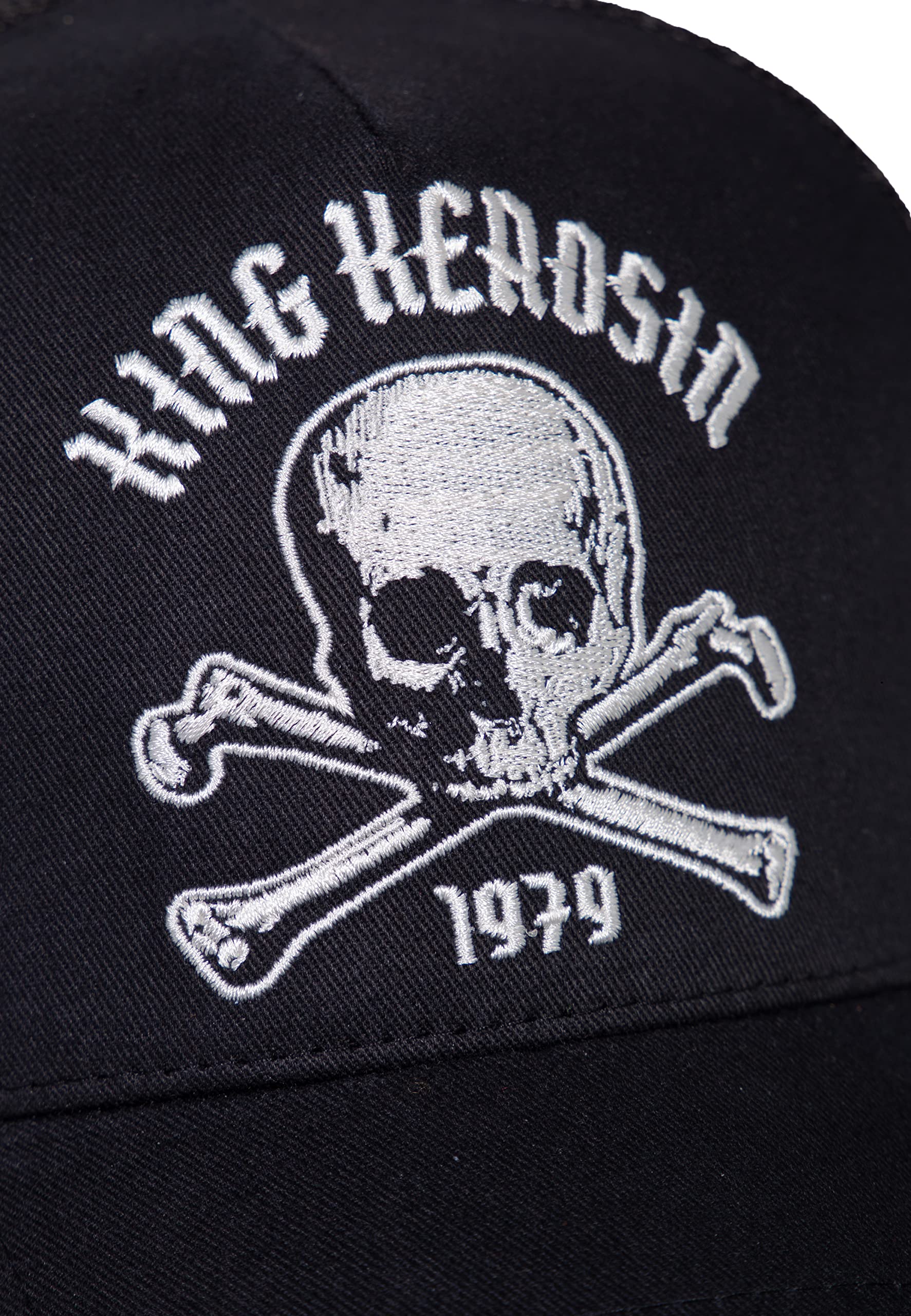 King Kerosin KK 79 Unisex Gorra Negro 60% algodón, 40% poliéster