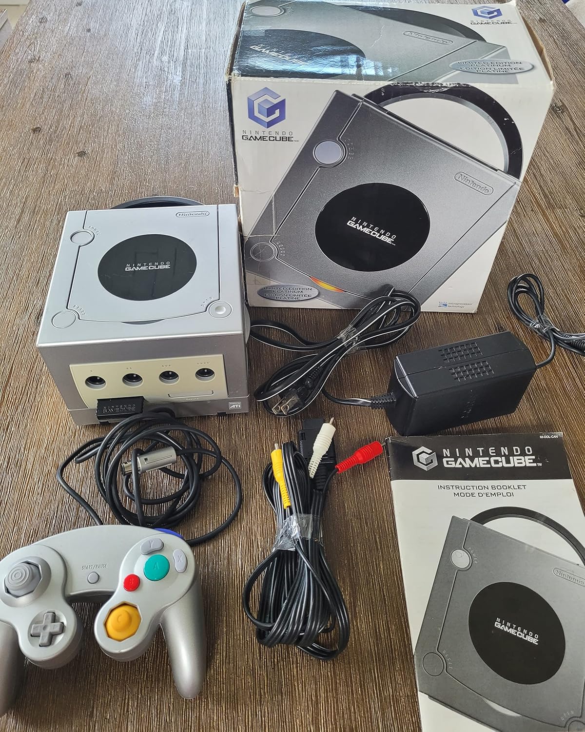 Nintendo Gamecube Console Limited Edition Platinum Gamecube Video