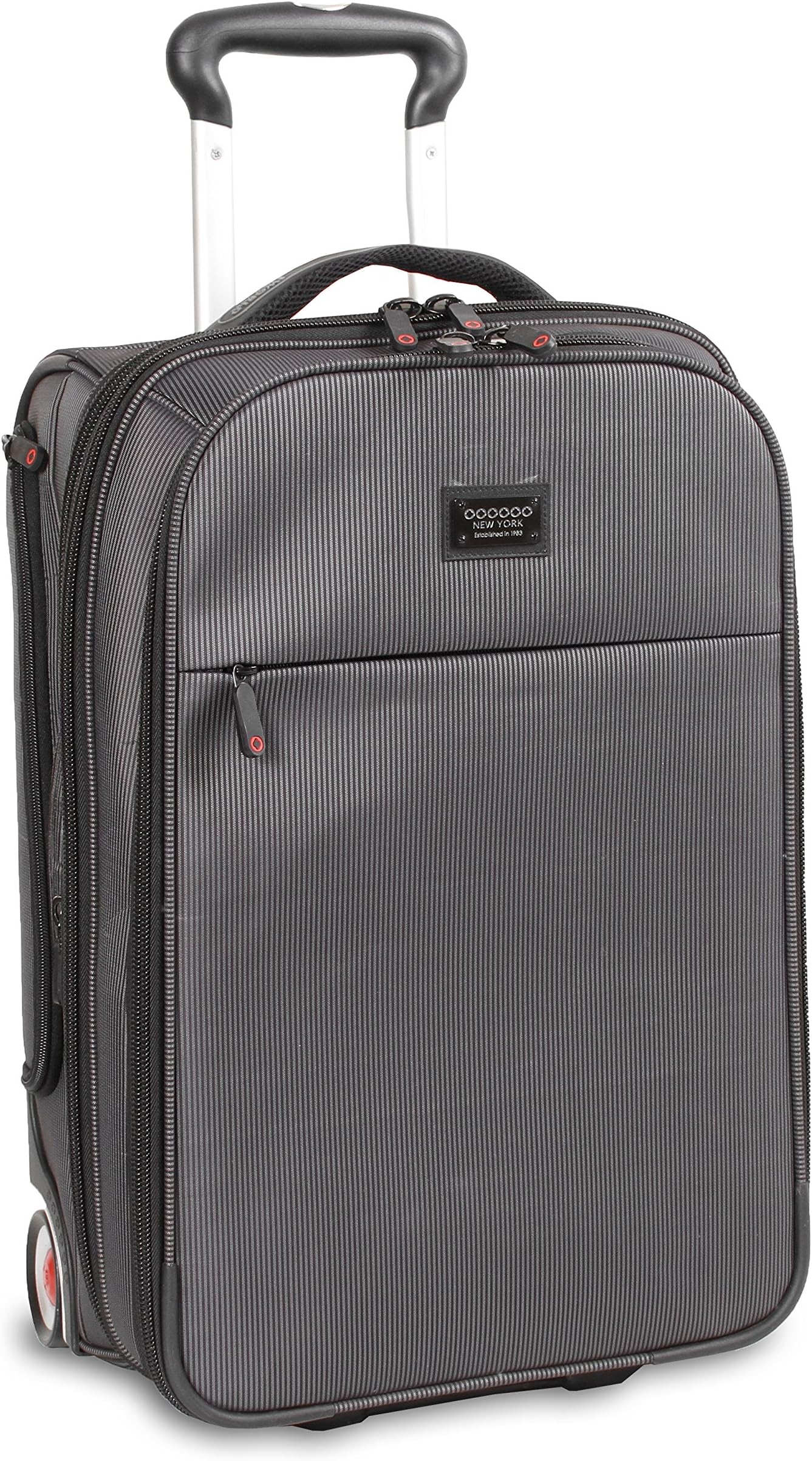 J World New York Ray Business Rolling Backpack, Black