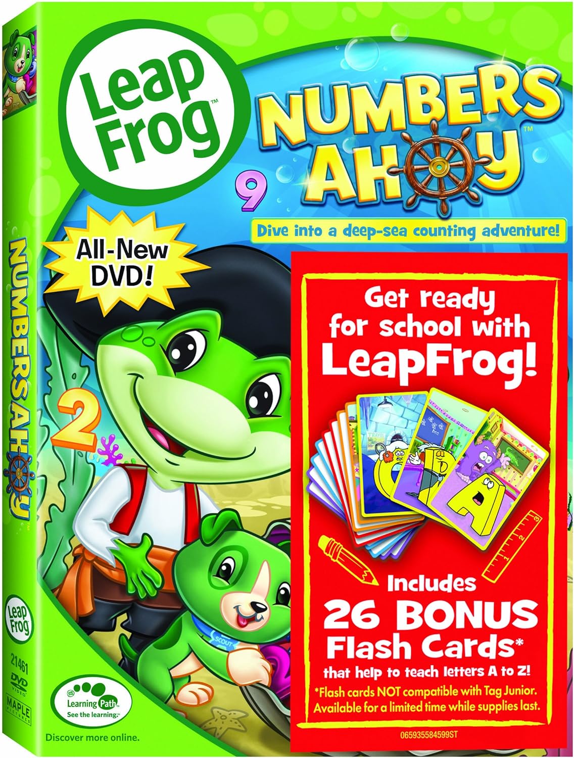 Printable Leapfrog Number Flashcards