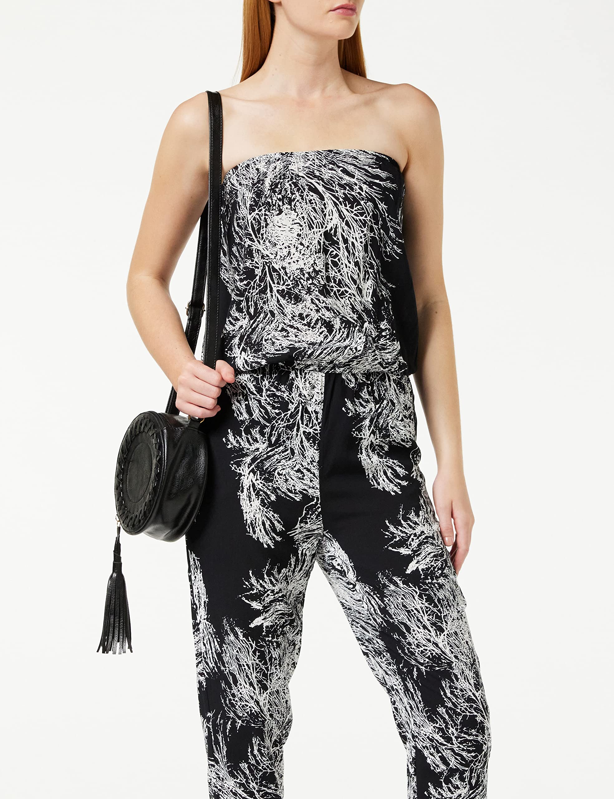 Urban Classics Damen Ladies Viscose Bandeau Jumpsuit