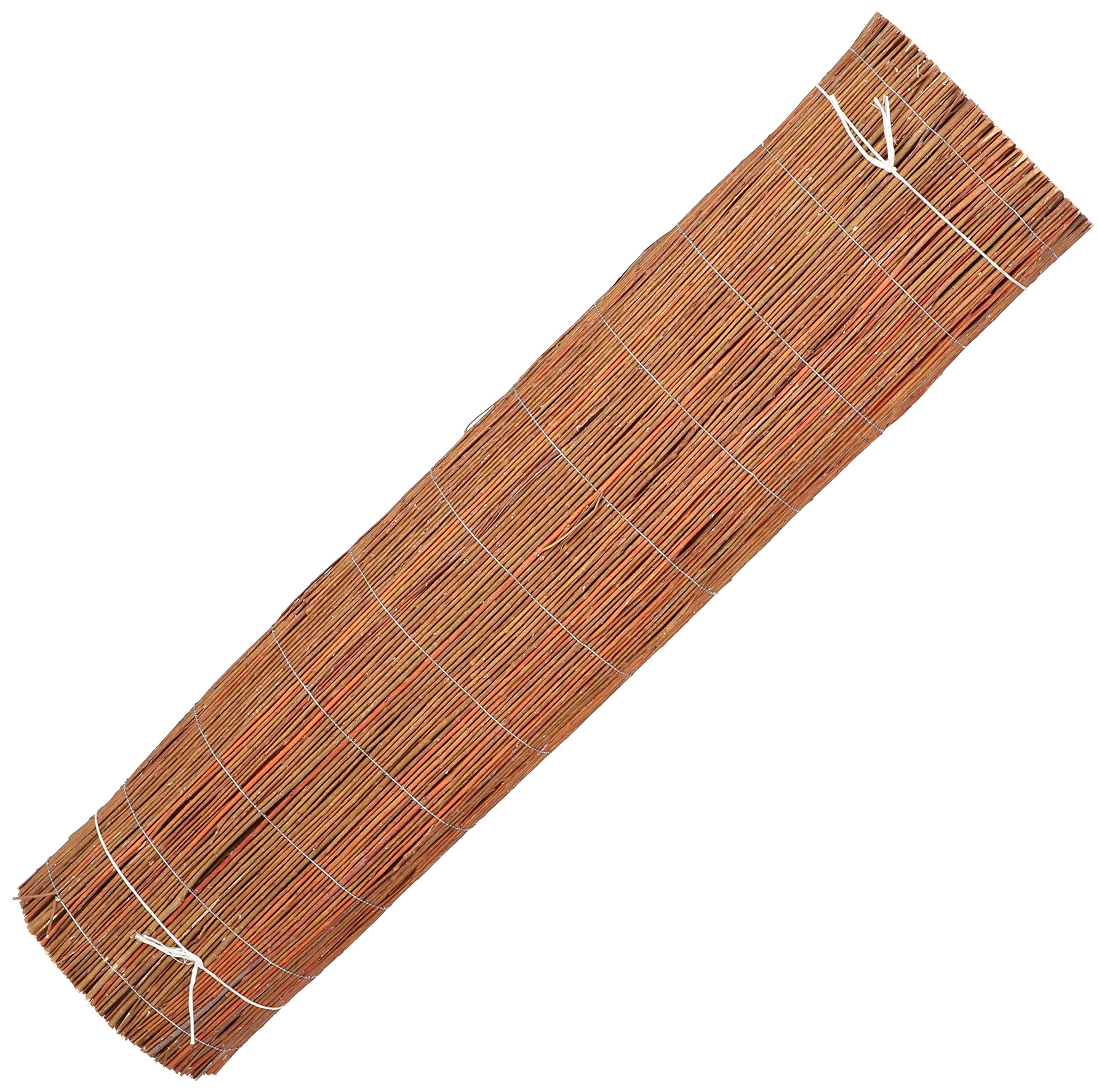 KOTARBAU® Malla de ocultación, 110 x 500 cm, Rollo de 5 Metros, Valla de Mimbre, Cerca, Malla para ocultación y decoración de ambientes, Cañizo, Privacidad, Jardín, Balcón, Terraza, Bridas Incluidas