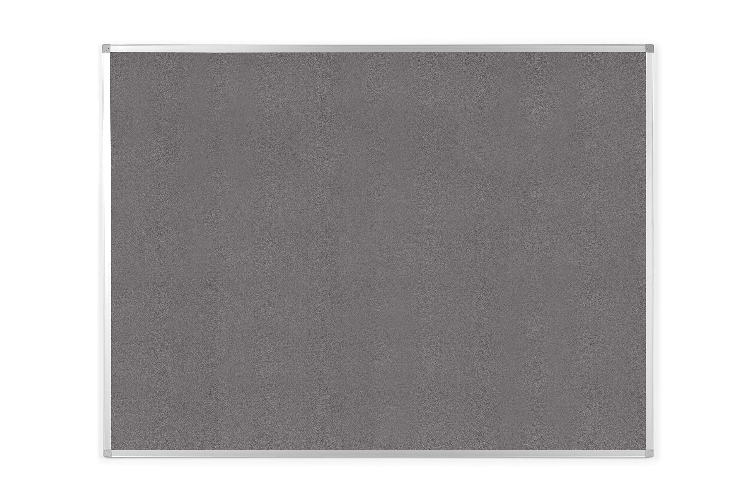 Pinnwand - 120 x 90 cm - grauem Filztafel mit Aluminiumrahmen