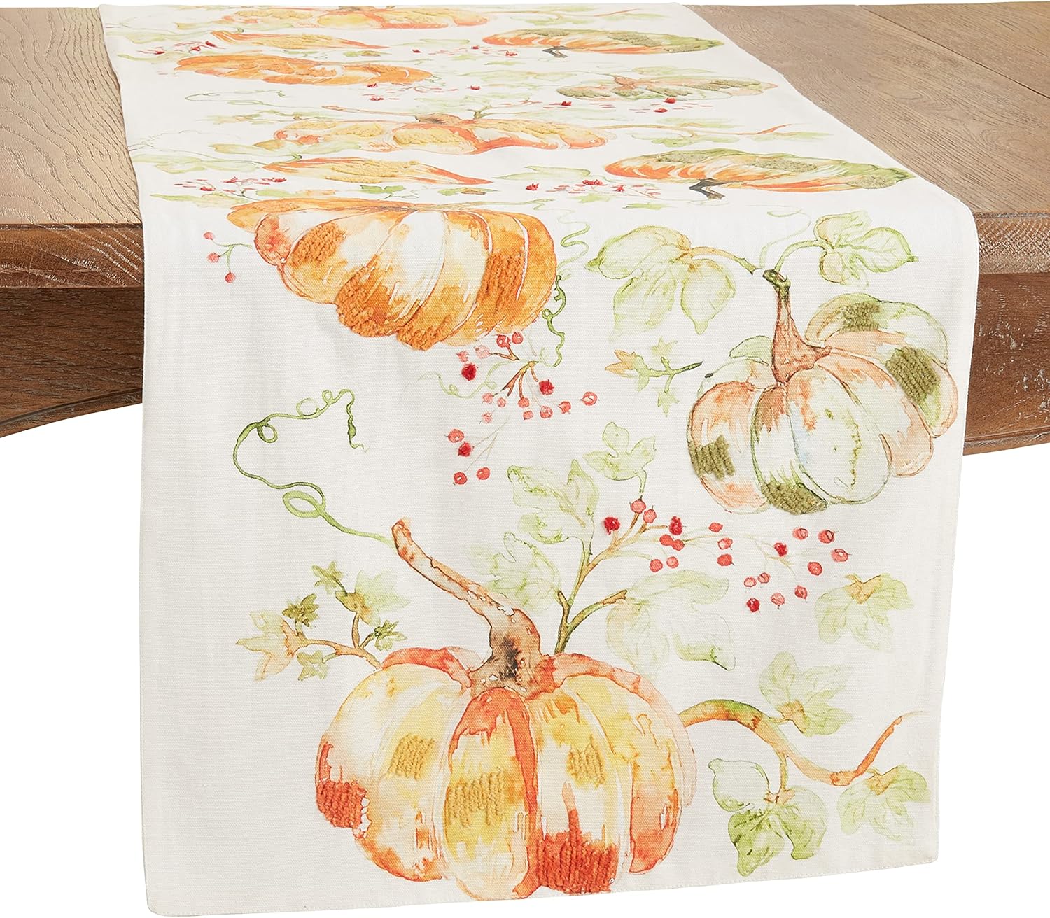 Pumpkin Design Table Napkins (Set of 4)