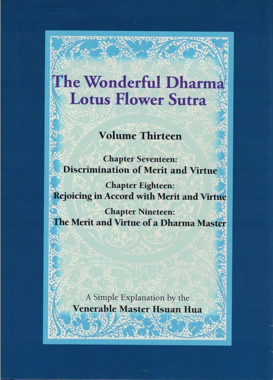 Amazon Wonderful Dharma Lotus Flower Sutra Discrimination of Merit(01)