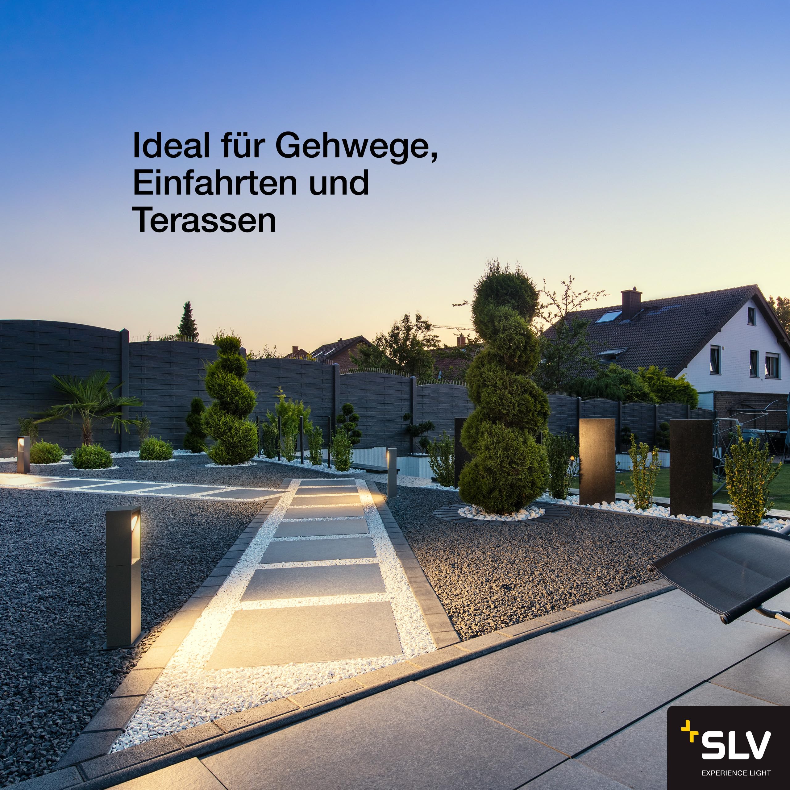 SLV staand armatuur RUSTY PATHLIGHT/buitenverlichting voor paden, muren, ingangen, led outdoor tuinarmatuur / GX53 IP44 9W roestkleur